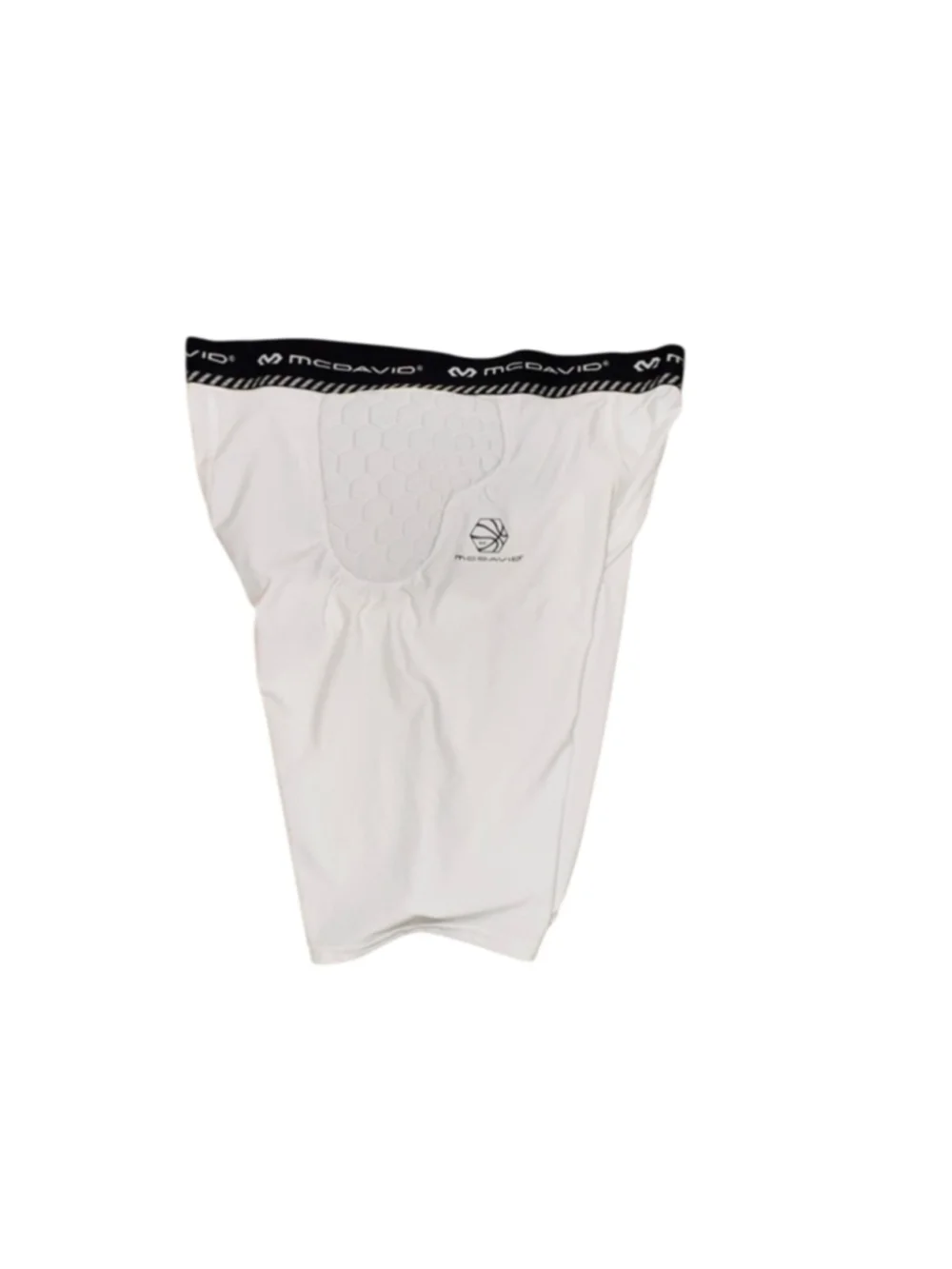 Men's McDavid White Hex Basketball Comp Shorts XXL